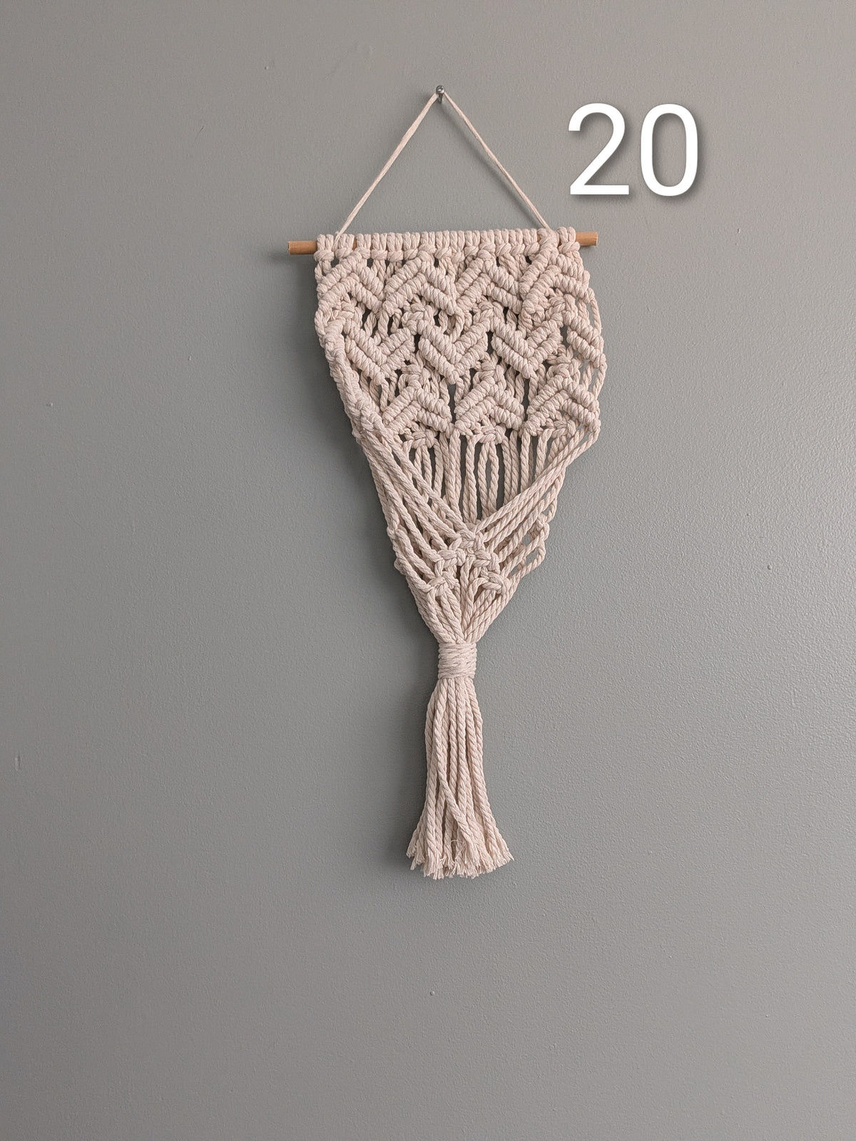 Macrame Basket Wall Plant Hangers