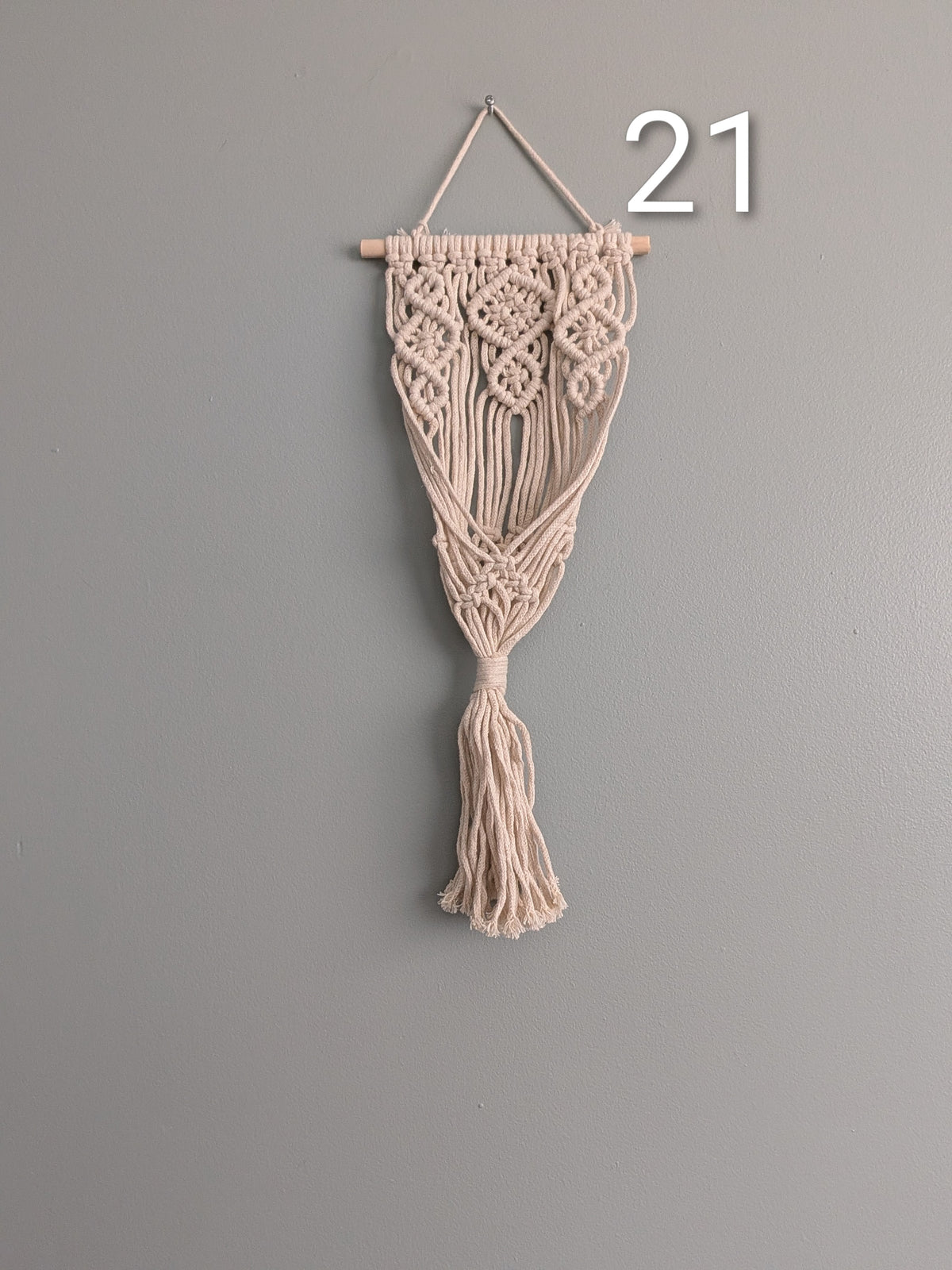 Macrame Basket Wall Plant Hangers
