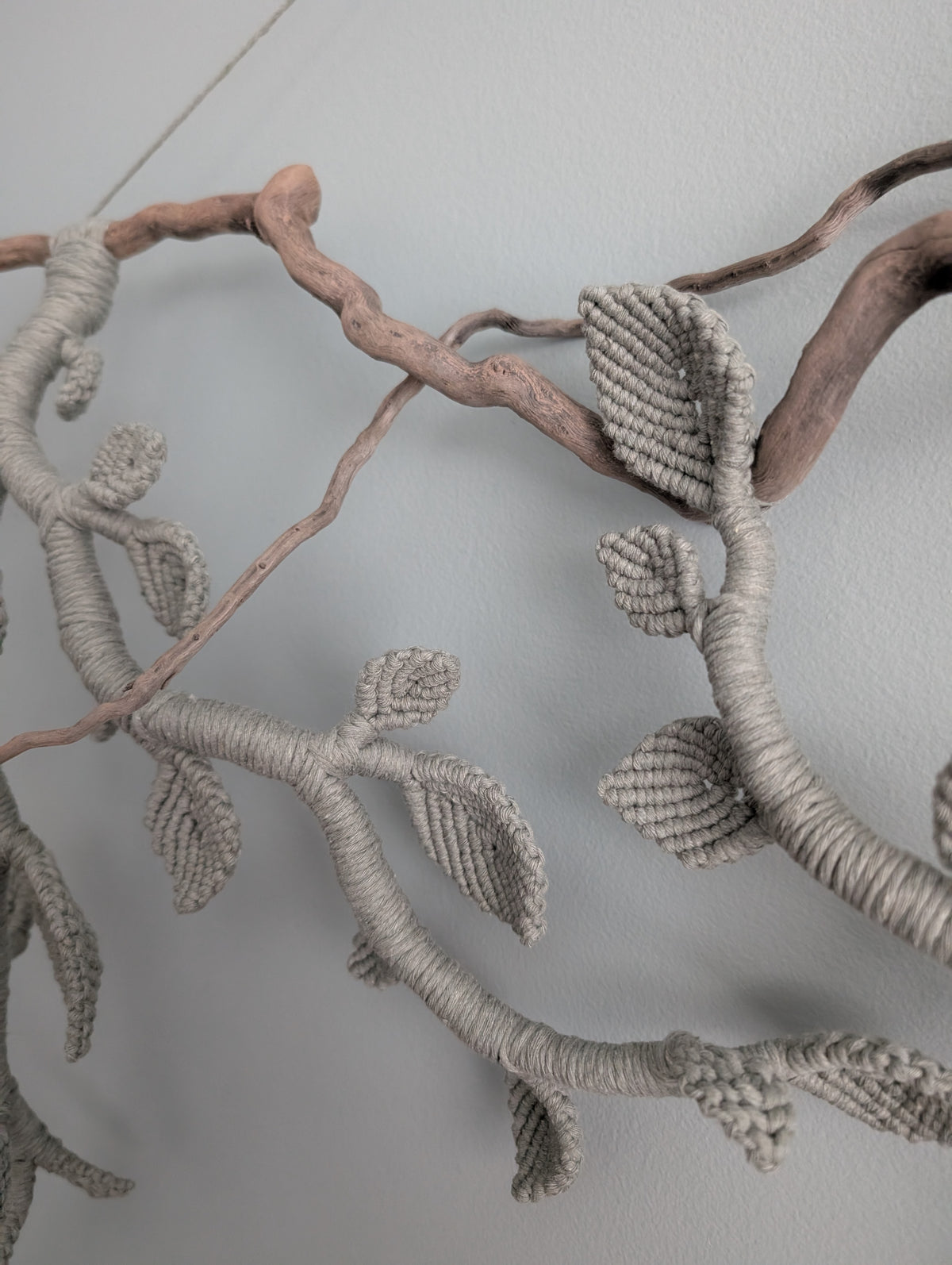 Sage Green Leaf & Vines Wall Tapestry