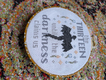 Load image into Gallery viewer, Officially licensed Sarah J Maas Throne of Glass the Thirteen Manon/Abraxos  Cross Stitch Easy PDF Pattern
