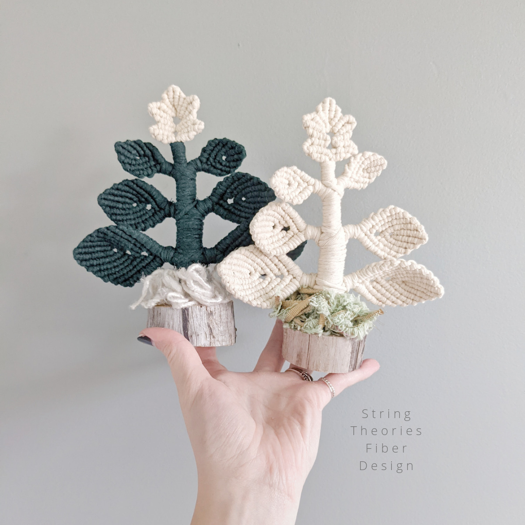 Modern Macrame Standing Christmas Tree