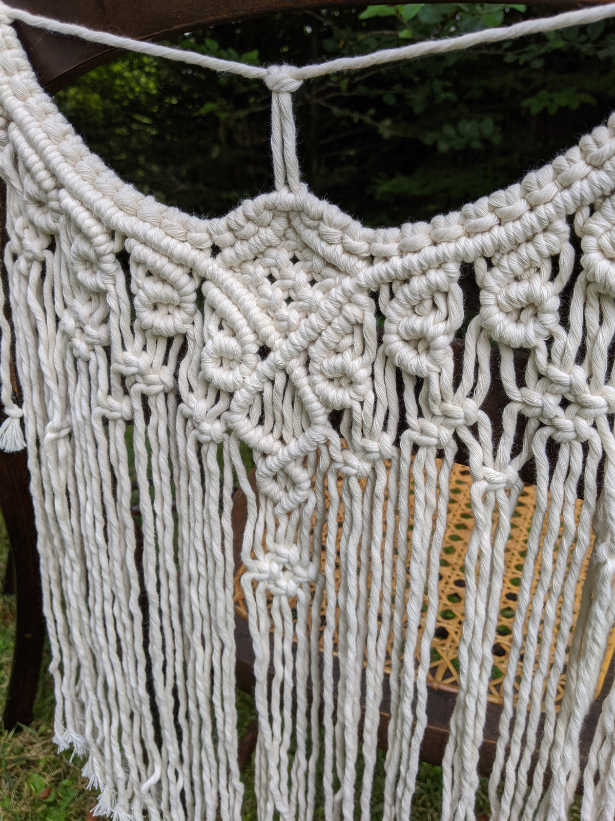 Macrame Chair Covers String Theories Fiber Design