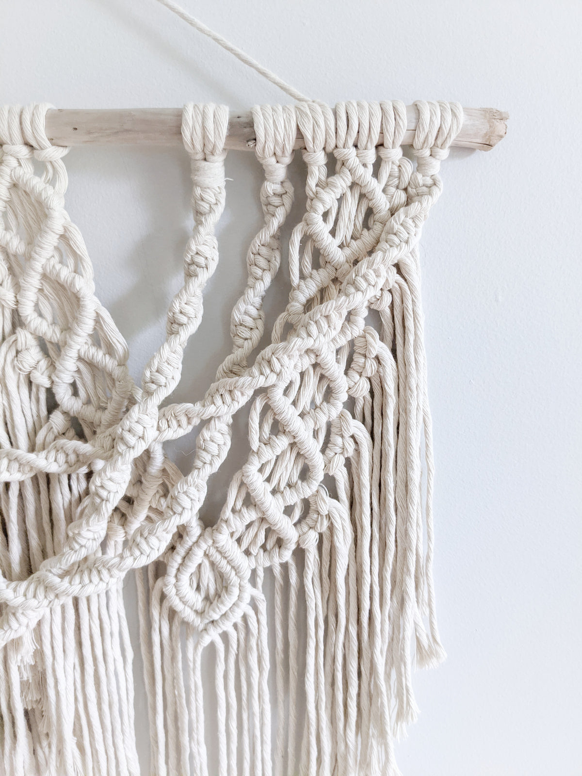 Macrame Wall Hanging Spirals String Theories Fiber Design
