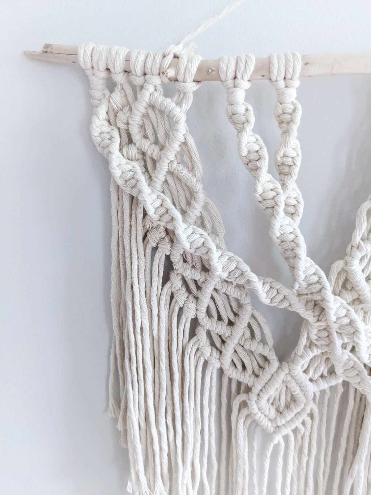 Macrame Wall Hanging Spirals String Theories Fiber Design