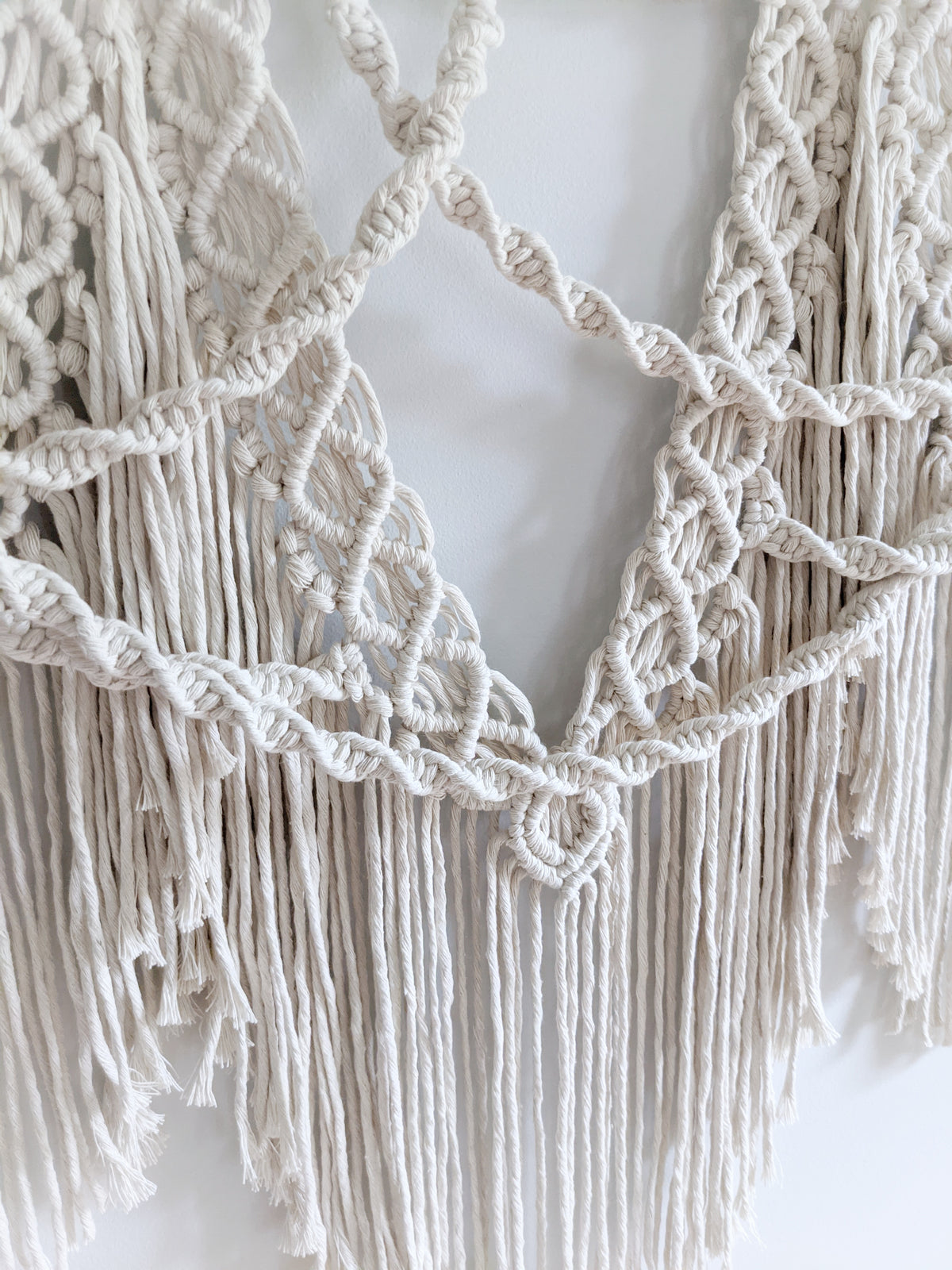 Macrame Wall Hanging Spirals String Theories Fiber Design