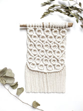 Load image into Gallery viewer, Macrame Mini Wall Hangings String Theories Fiber Design
