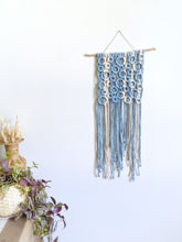 Load image into Gallery viewer, Macrame Bubbles Wall Hanging with Hand Painted Cotton
