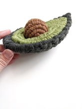 Load image into Gallery viewer, Macrame Halved Avocado Sculpture - Removable Pit!
