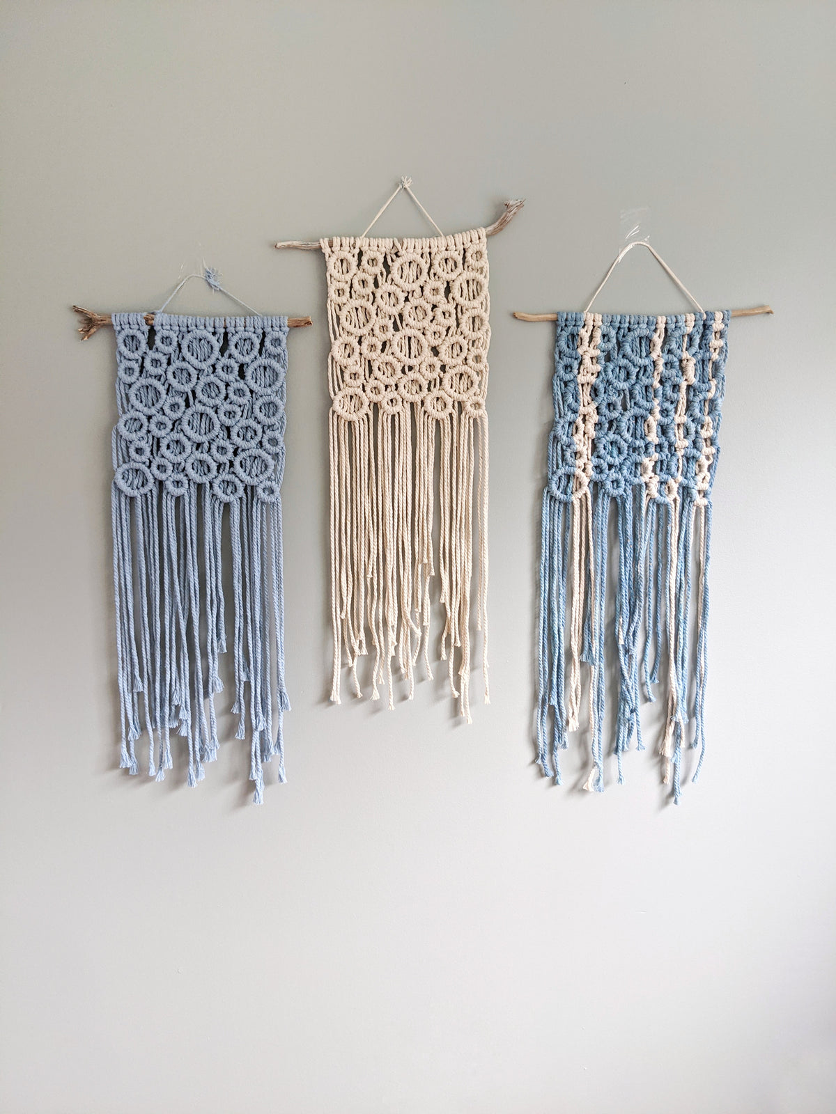 Macrame Bubbles Wall Hanging String Theories Fiber Design