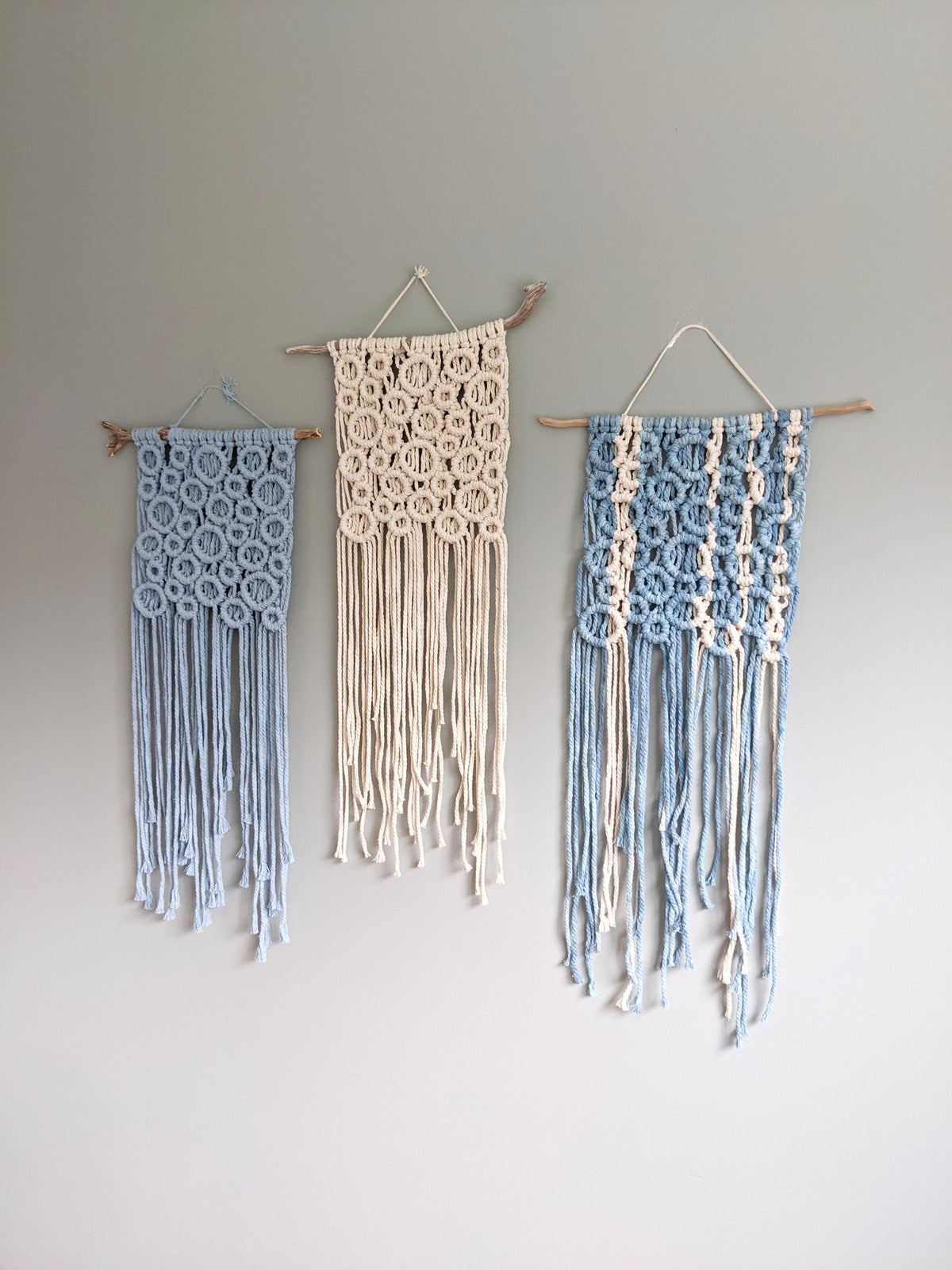 Macrame Bubbles Wall Hanging String Theories Fiber Design