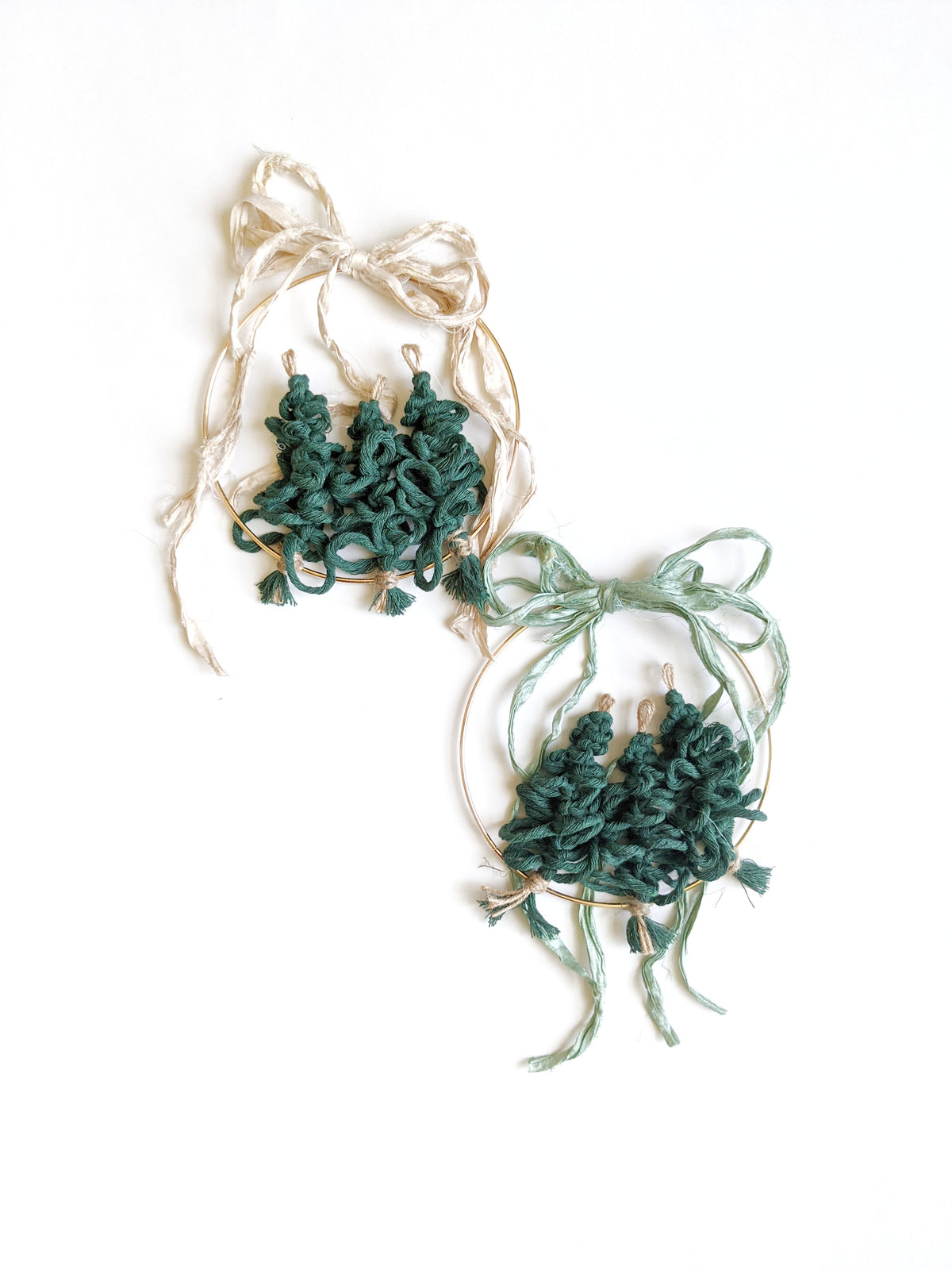 Macrame Tree Wreath String Theories Fiber Design