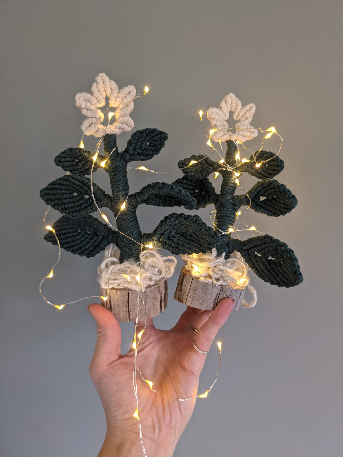 Modern Macrame Standing Christmas Tree