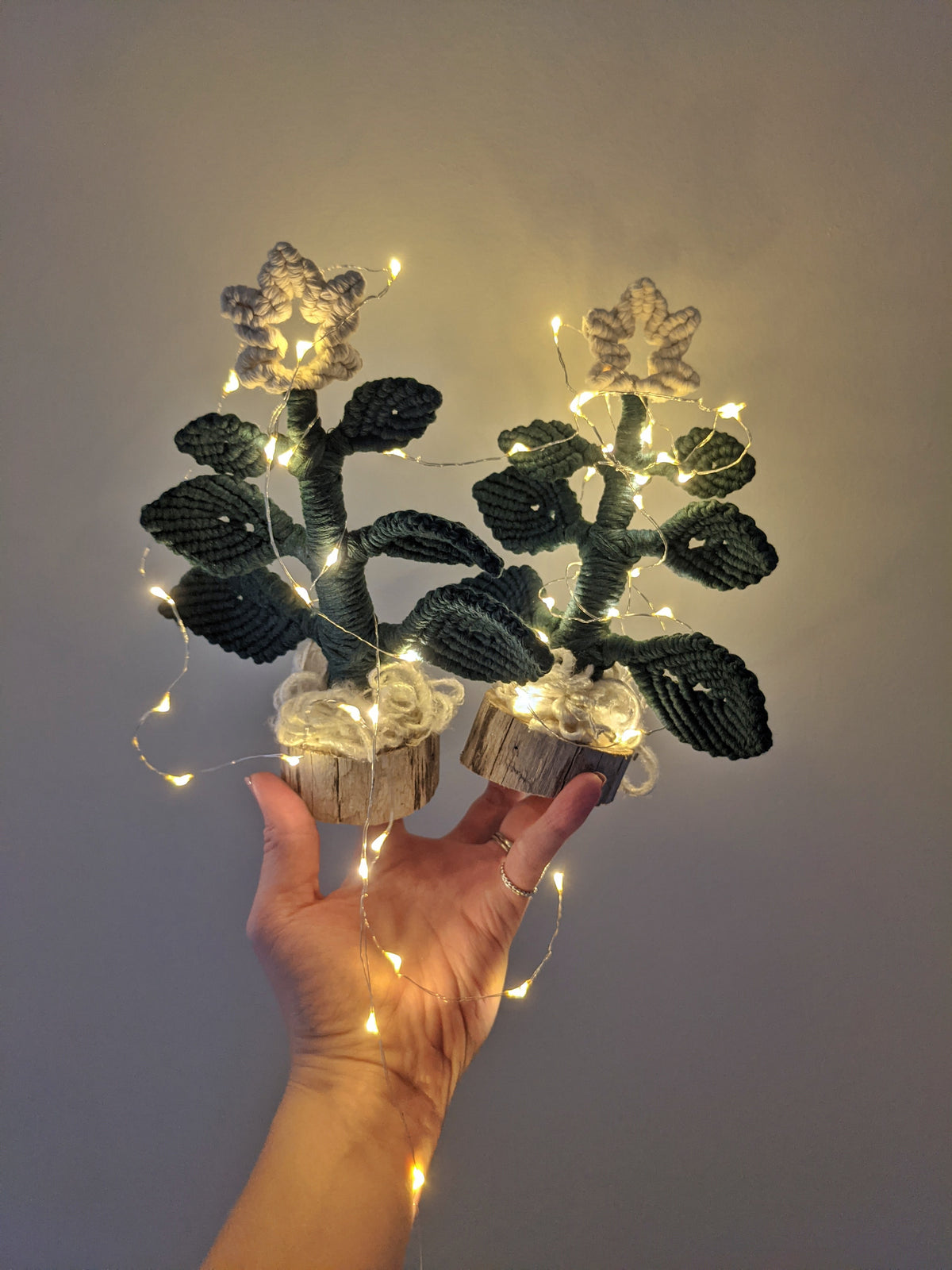 Modern Macrame Standing Christmas Tree