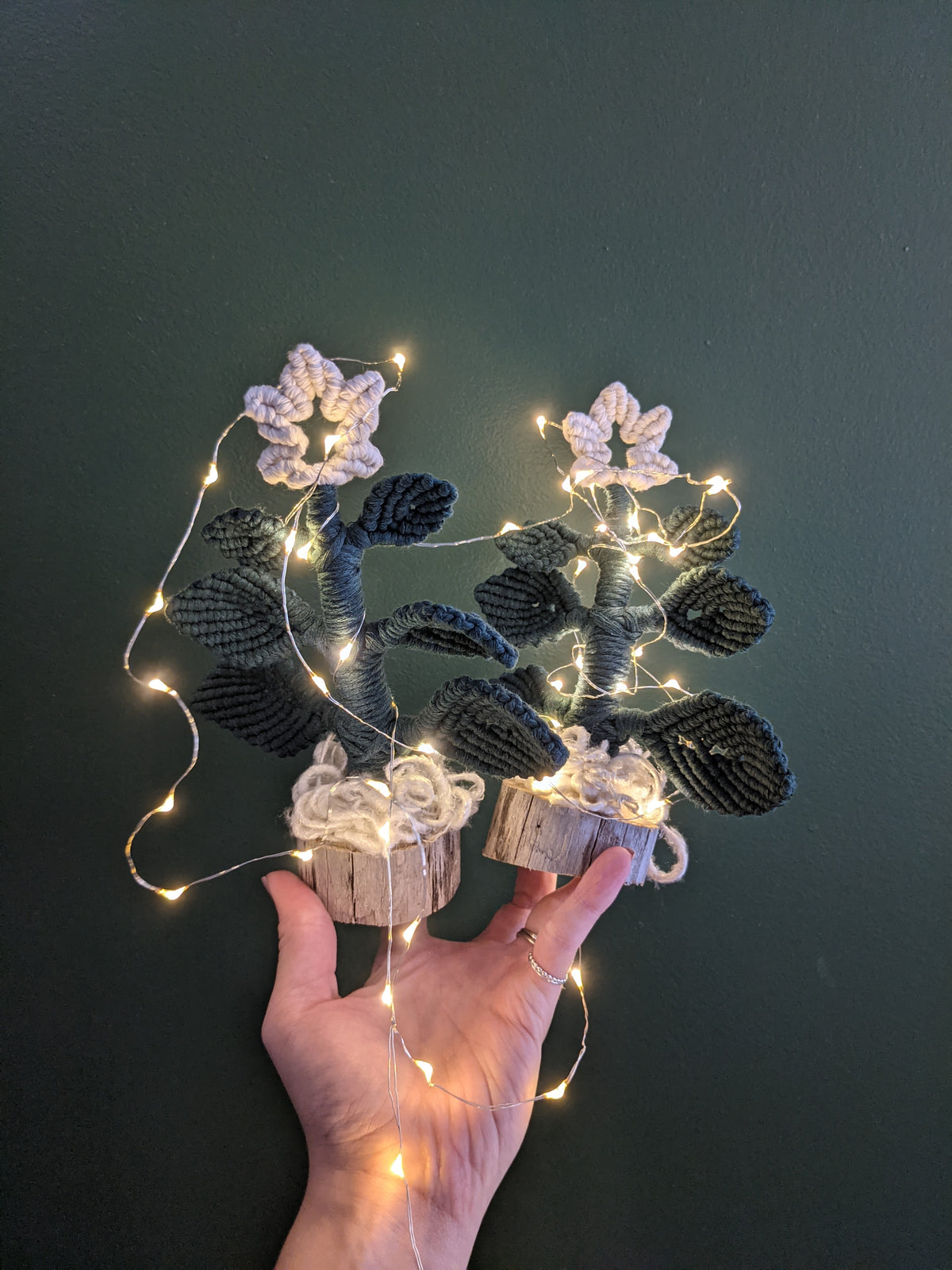 Modern Macrame Standing Christmas Tree
