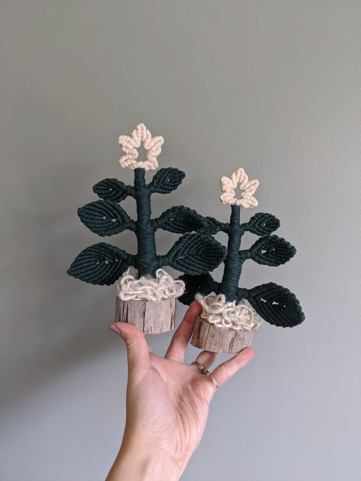 Modern Macrame Standing Christmas Tree