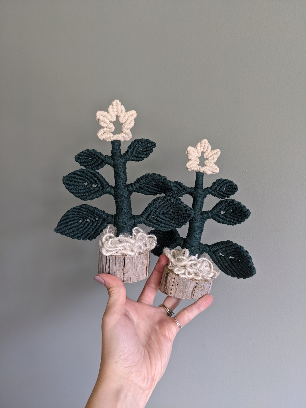 Modern Macrame Standing Christmas Tree