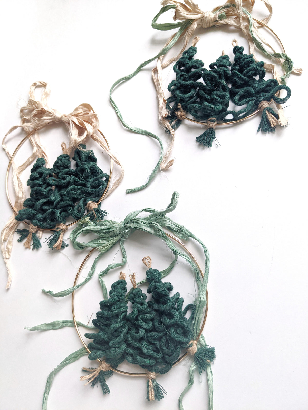 Macrame Tree Wreath String Theories Fiber Design
