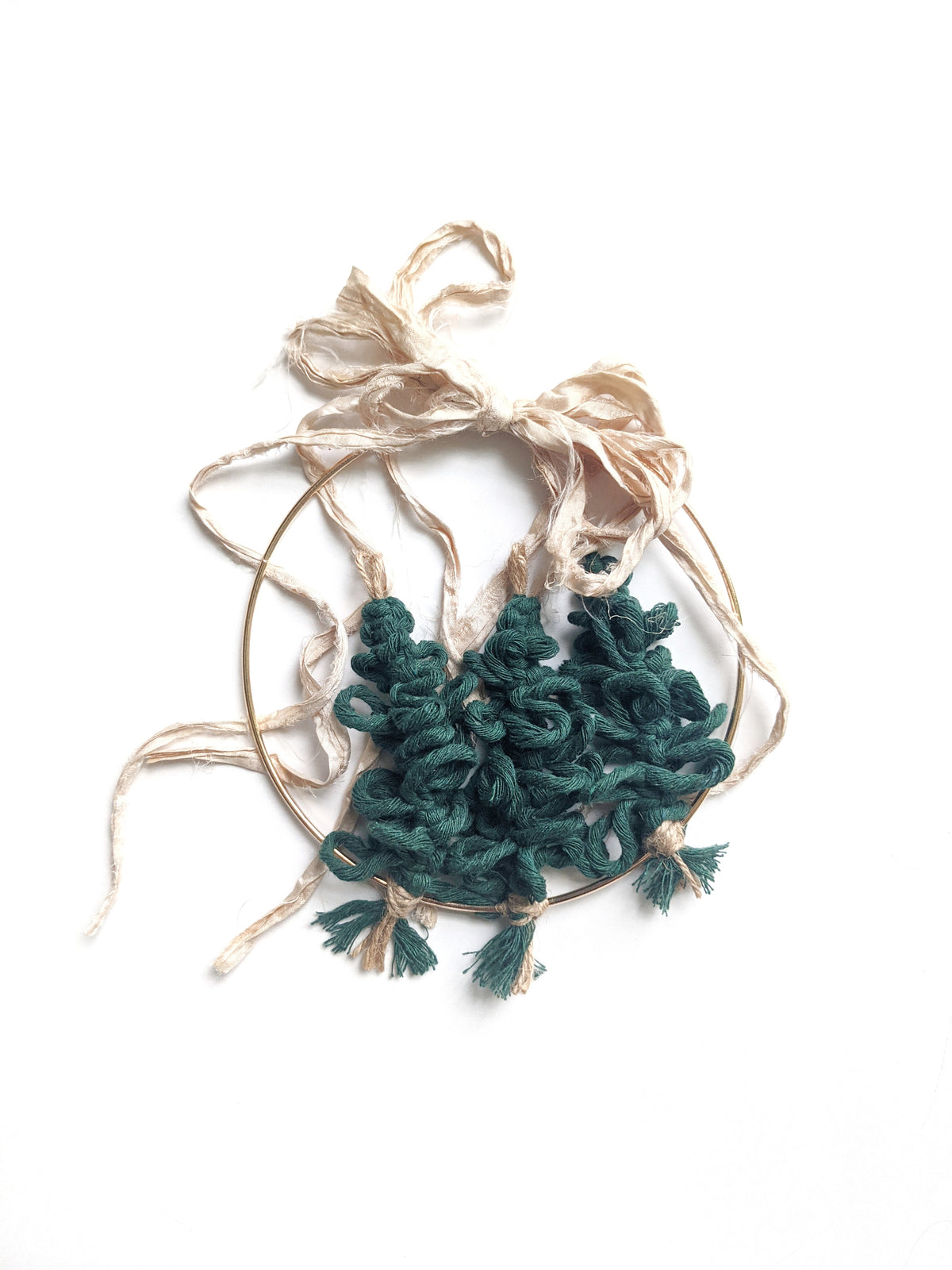 Macrame Tree Wreath String Theories Fiber Design