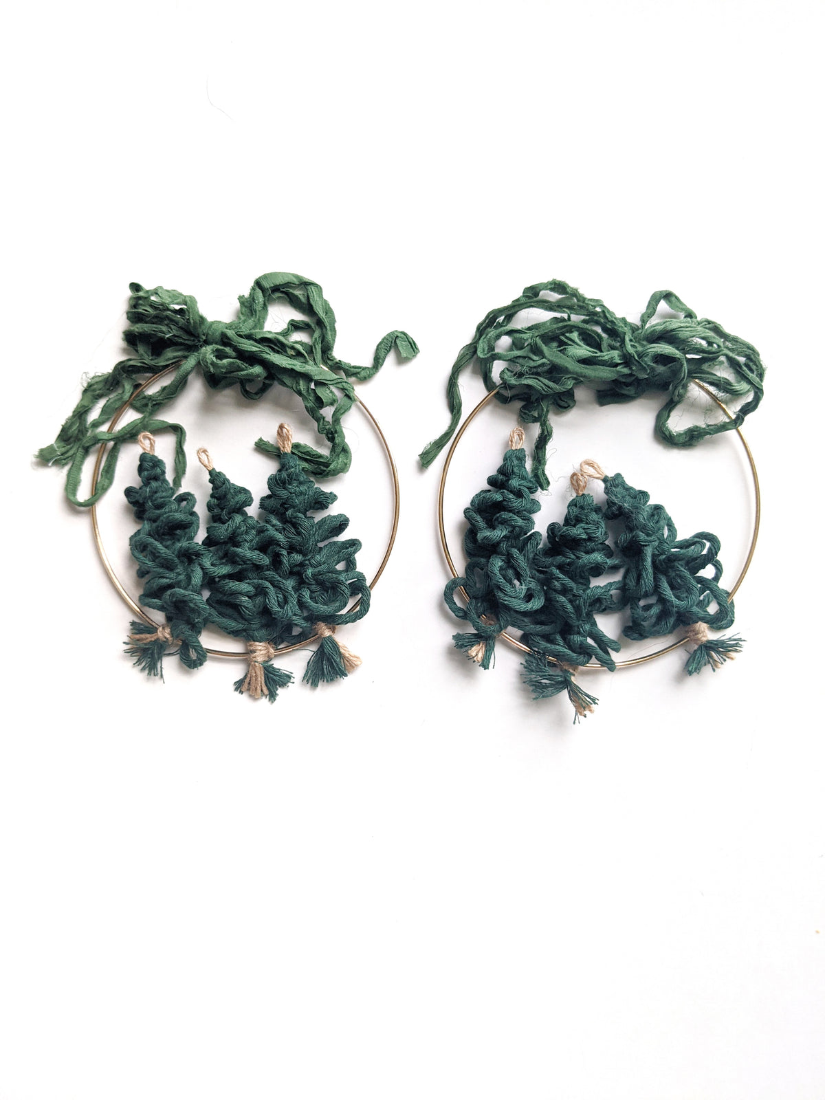 Macrame Tree Wreath String Theories Fiber Design