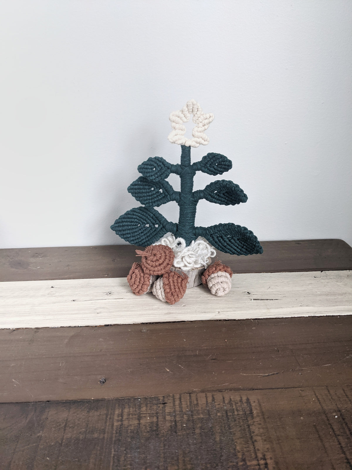 Modern Macrame Standing Christmas Tree
