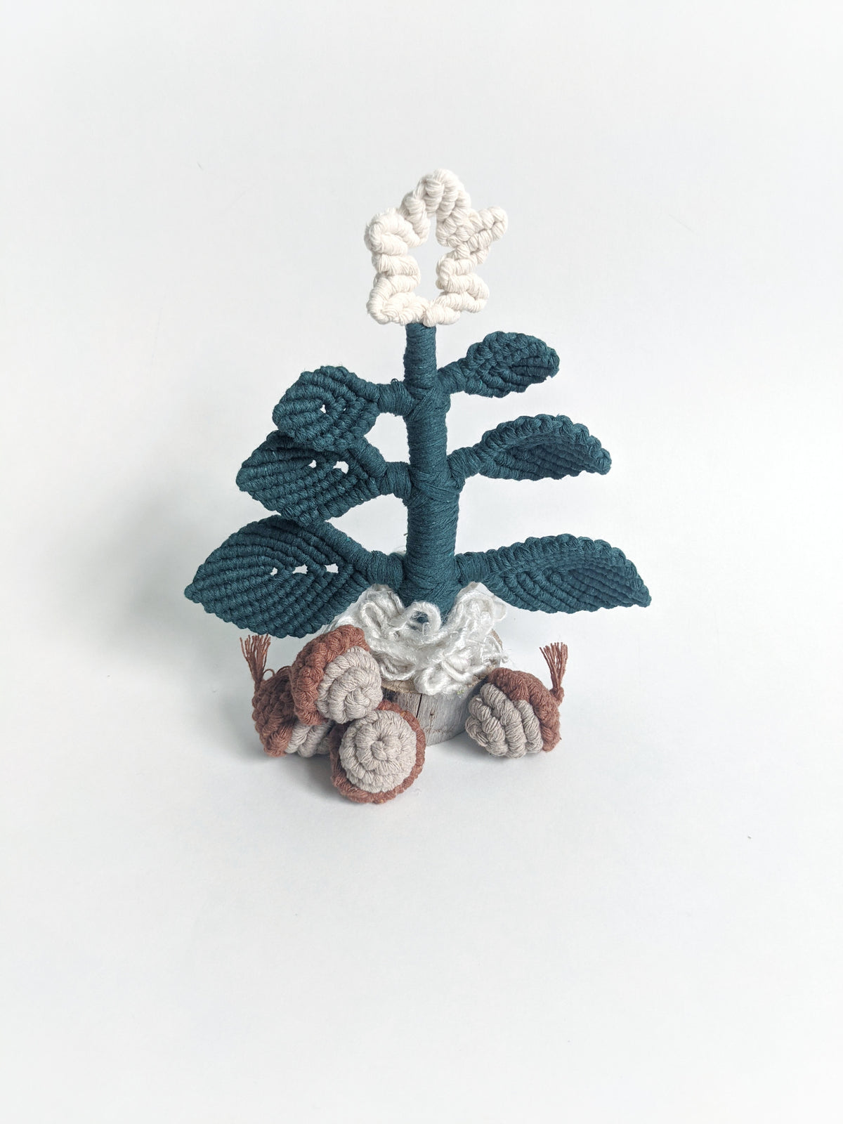 Modern Macrame Standing Christmas Tree