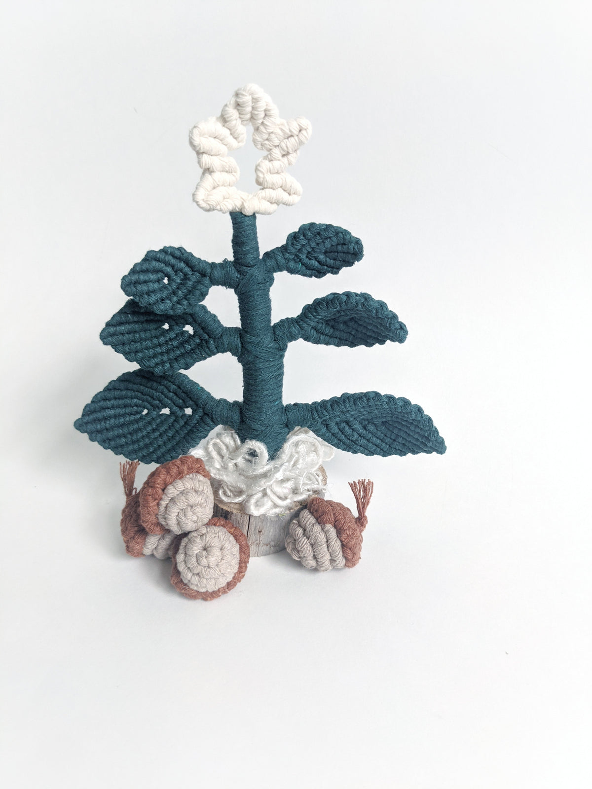 Modern Macrame Standing Christmas Tree