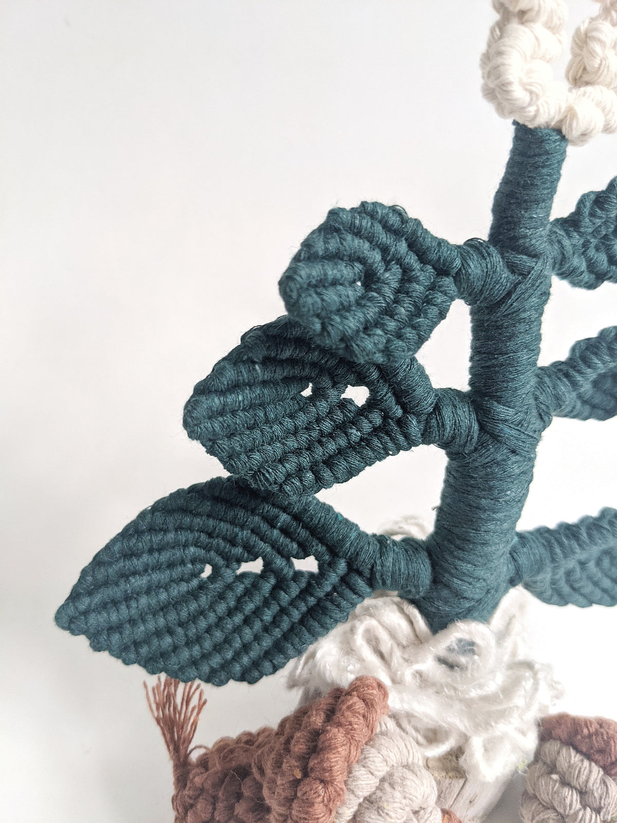 Modern Macrame Standing Christmas Tree