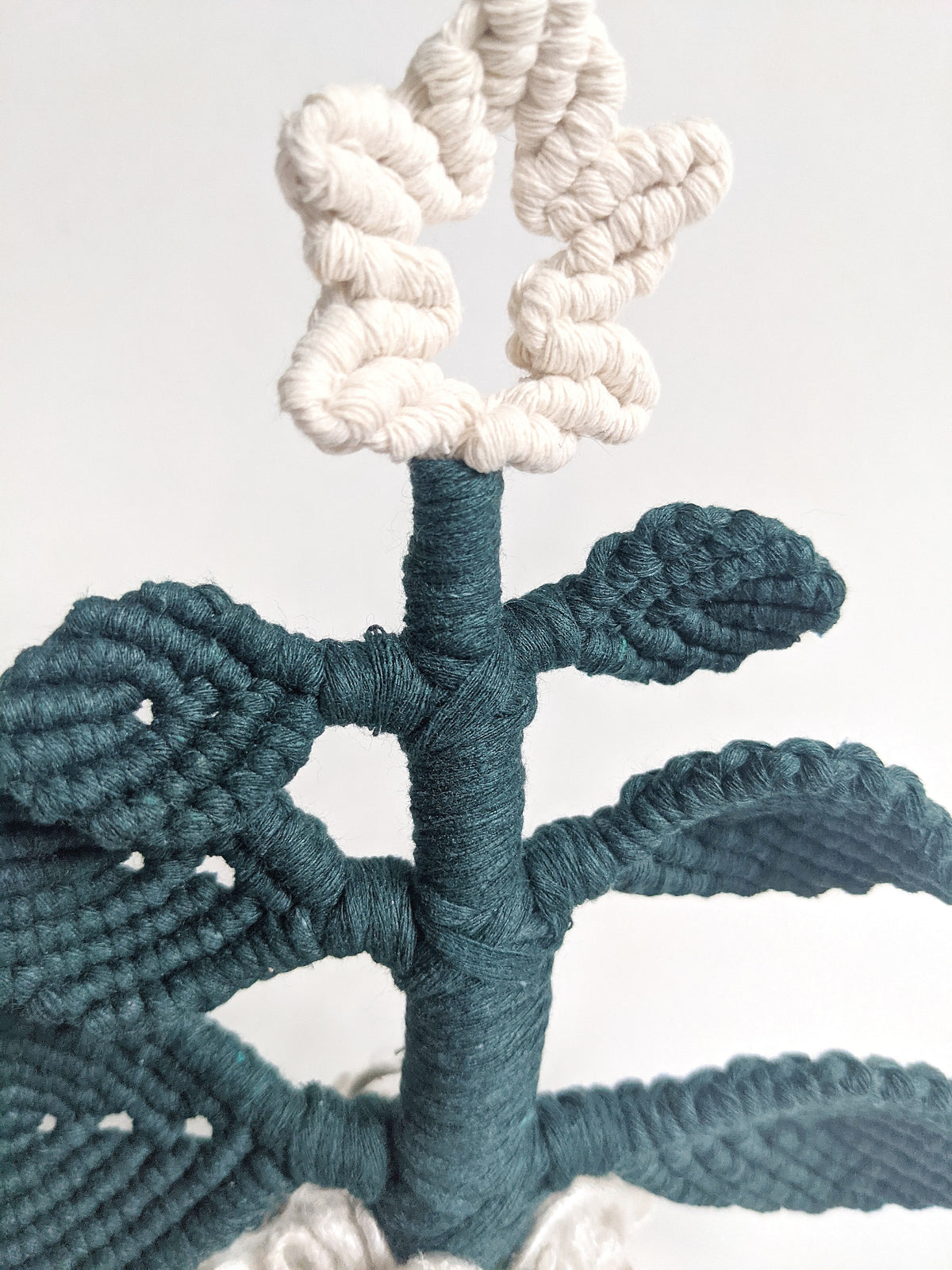 Modern Macrame Standing Christmas Tree
