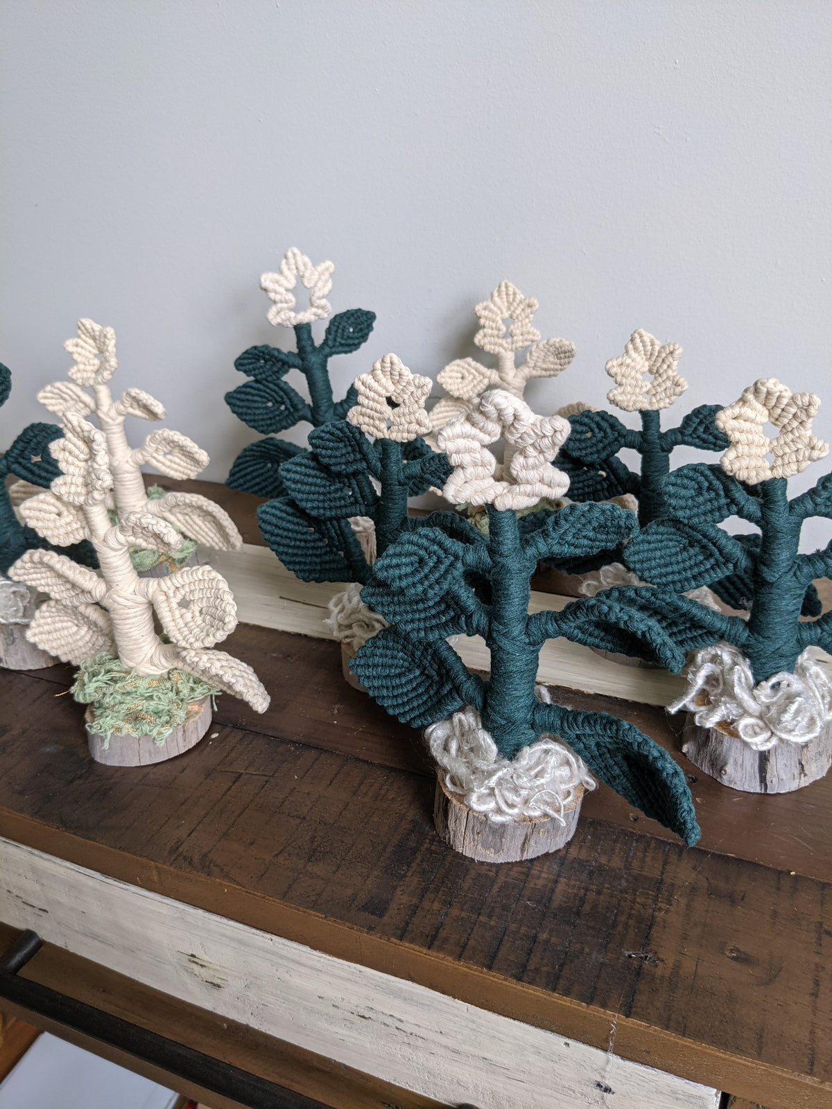 Modern Macrame Standing Christmas Tree