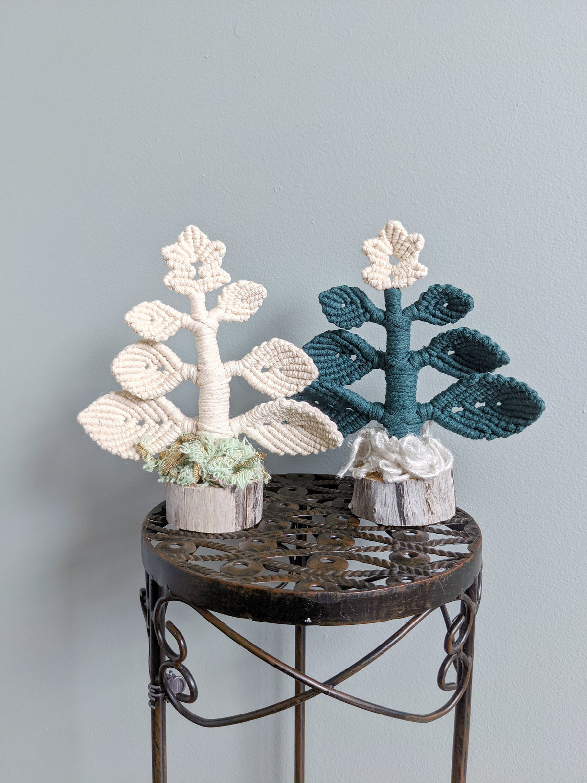 Modern Macrame Standing Christmas Tree