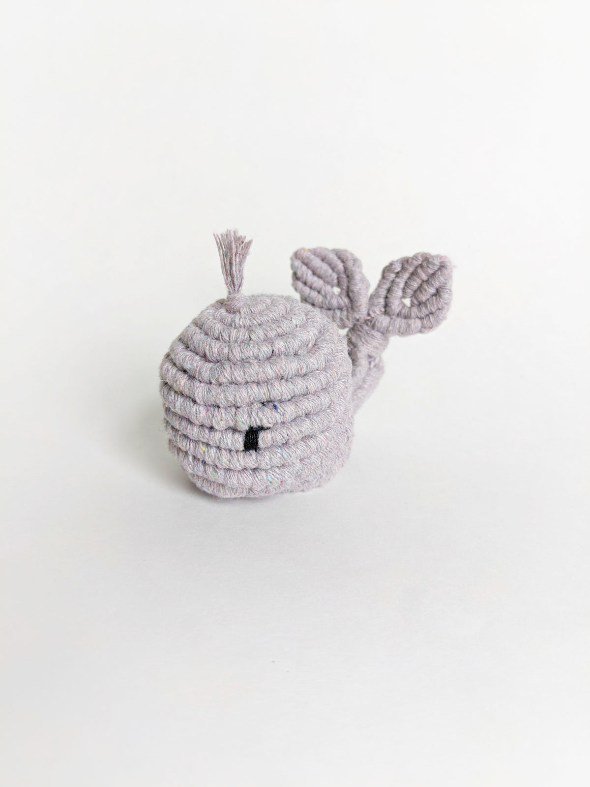Macrame Whale Sculpture