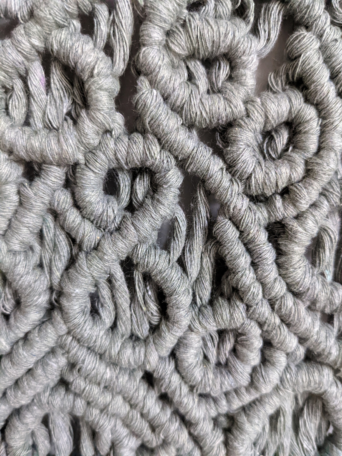Macrame Wall Hanging on Driftwood