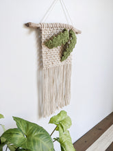 Load image into Gallery viewer, Macrame Zig Zag Cactus Hanging String Theories Fiber Design
