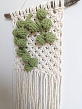 Load image into Gallery viewer, Macrame String of Pearls Wall Hanging
