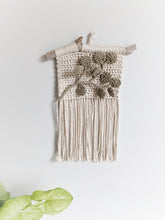 Load image into Gallery viewer, Macrame Eucalyptus Wall Hanging String Theories Fiber Design
