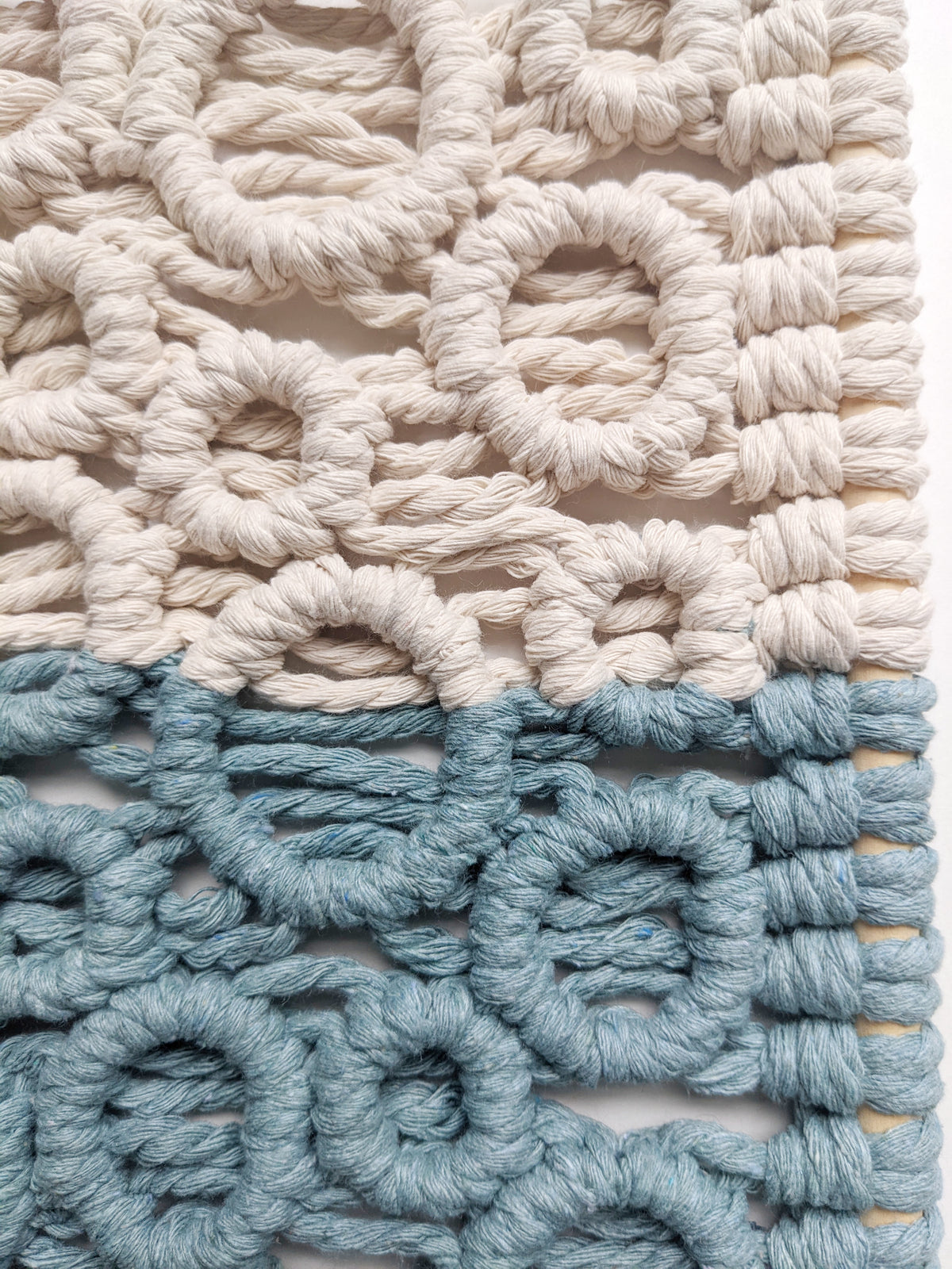 Ombre Bubbles Macrame Hanging String Theories Fiber Design