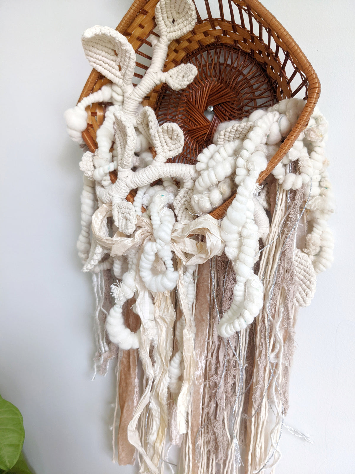 Snowy Garden - Basket Weaving String Theories Fiber Design