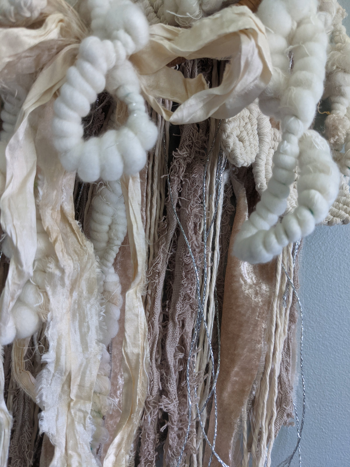 Snowy Garden - Basket Weaving String Theories Fiber Design