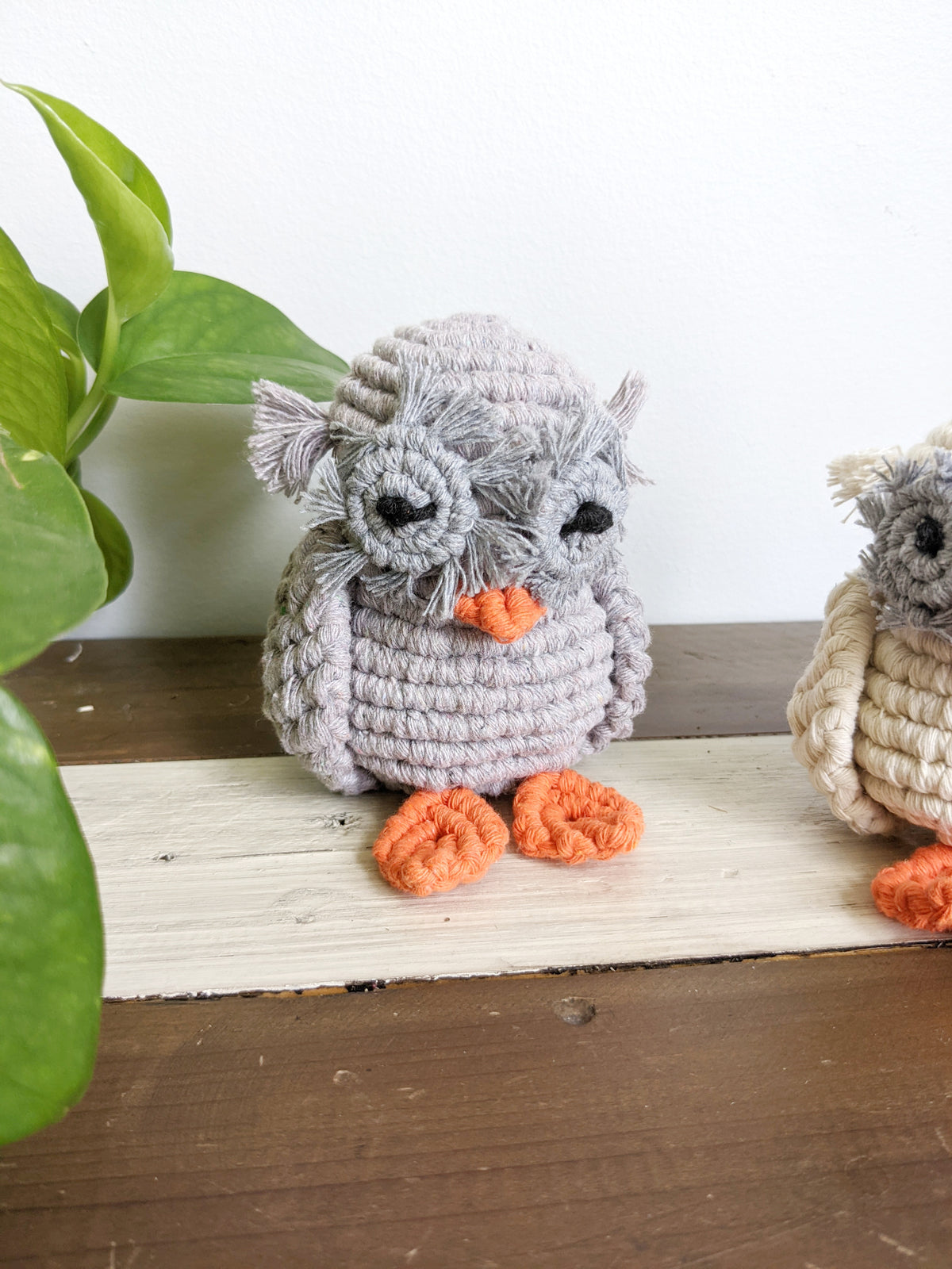 Macrame Owl Pattern (pattern only, not full kit) String Theories Fiber Design