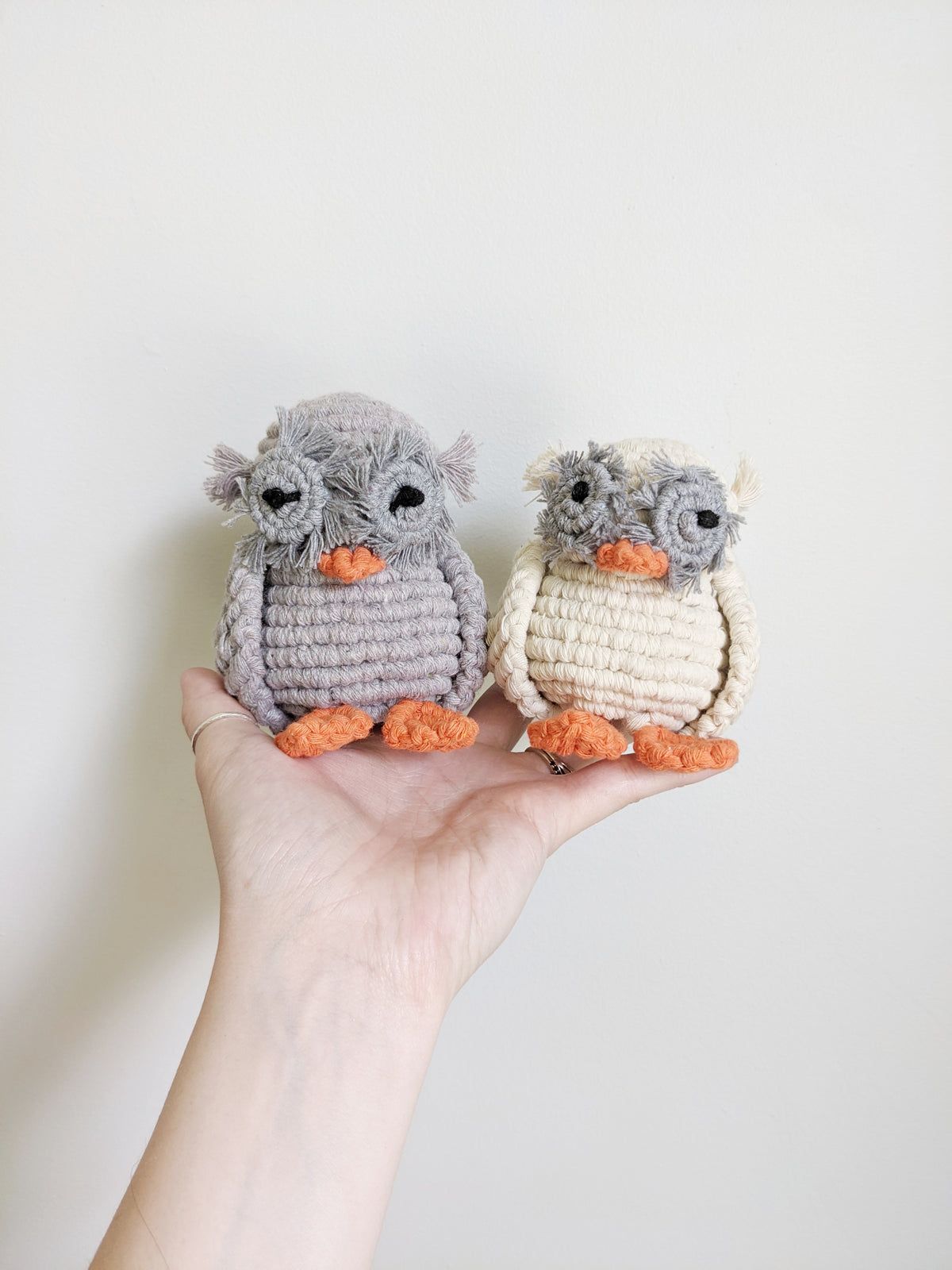 Macrame Owl Pattern (pattern only, not full kit) String Theories Fiber Design