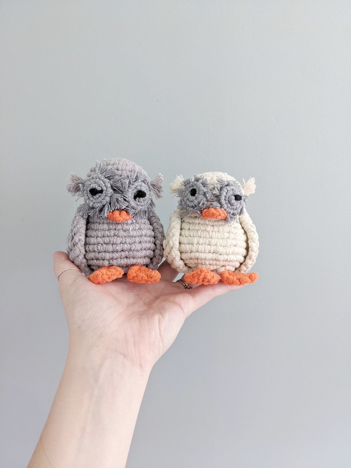 Macrame Owl Pattern (pattern only, not full kit) String Theories Fiber Design