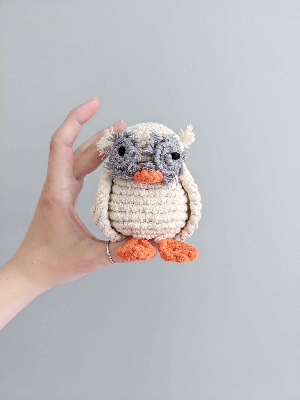 Macrame Owl Pattern (pattern only, not full kit) String Theories Fiber Design