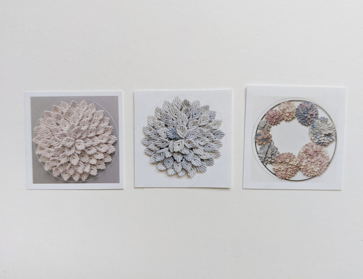 String Theories Hydrangea Stickers String Theories Fiber Design