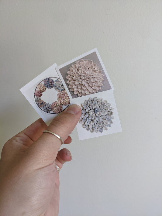 String Theories Hydrangea Stickers String Theories Fiber Design