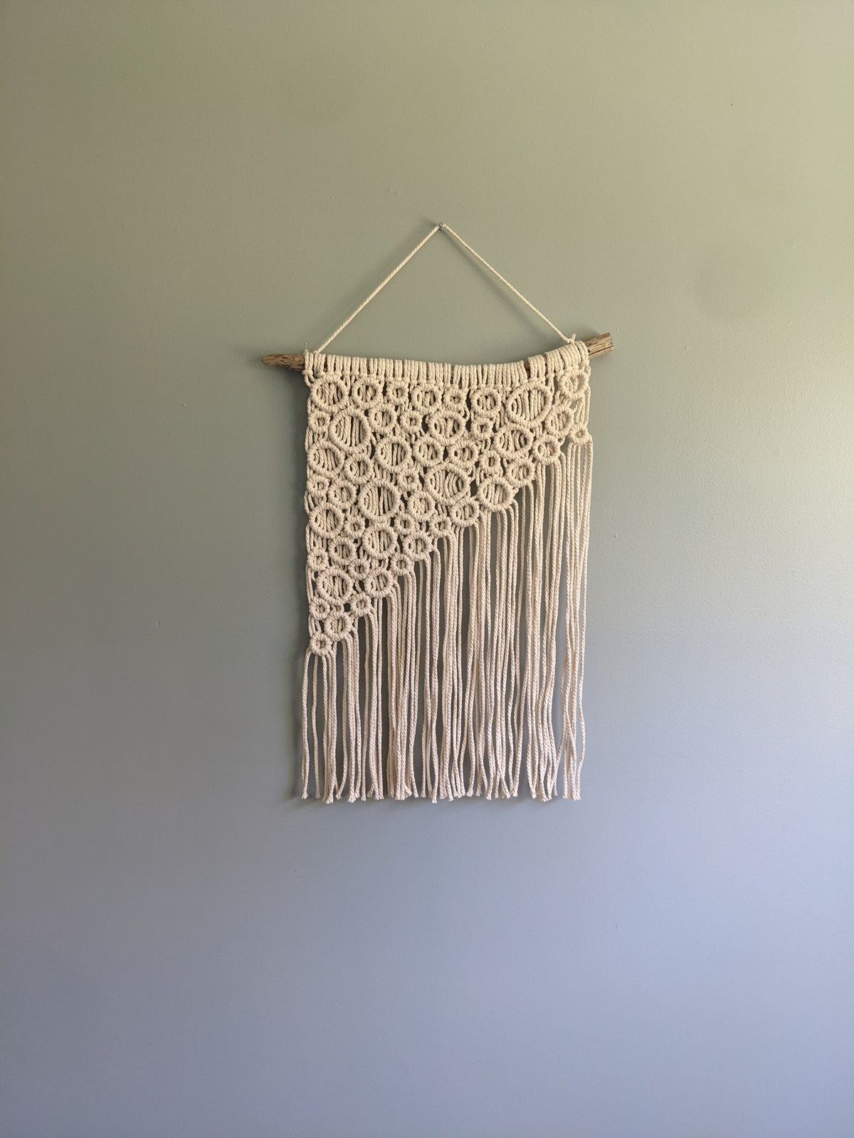 Macrame Asymmetric Bubble Wall Hanging String Theories Fiber Design
