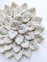 Load image into Gallery viewer, Macrame Hydrangea - White

