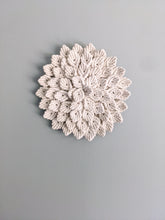 Load image into Gallery viewer, Macrame Hydrangea - White String Theories Fiber Design

