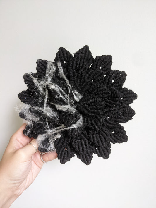 Witchy Halloween Macrame Hydrangea