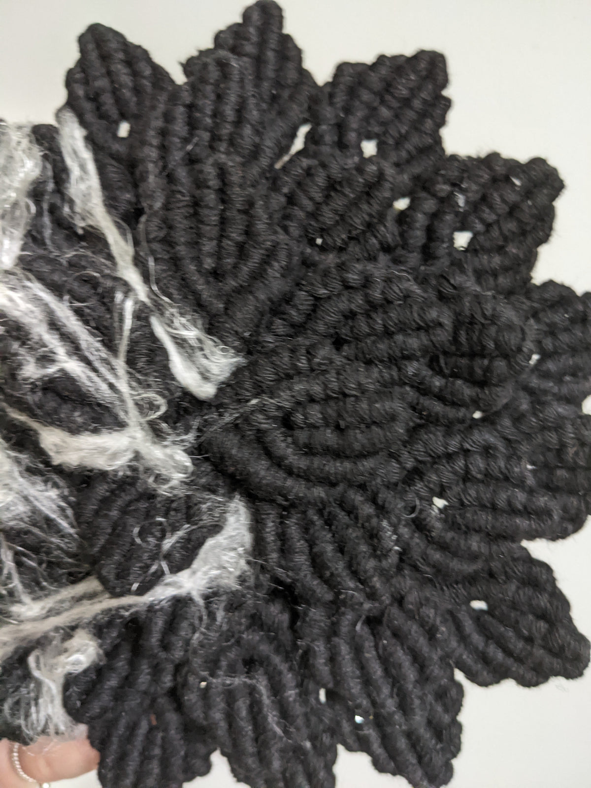 Witchy Halloween Macrame Hydrangea
