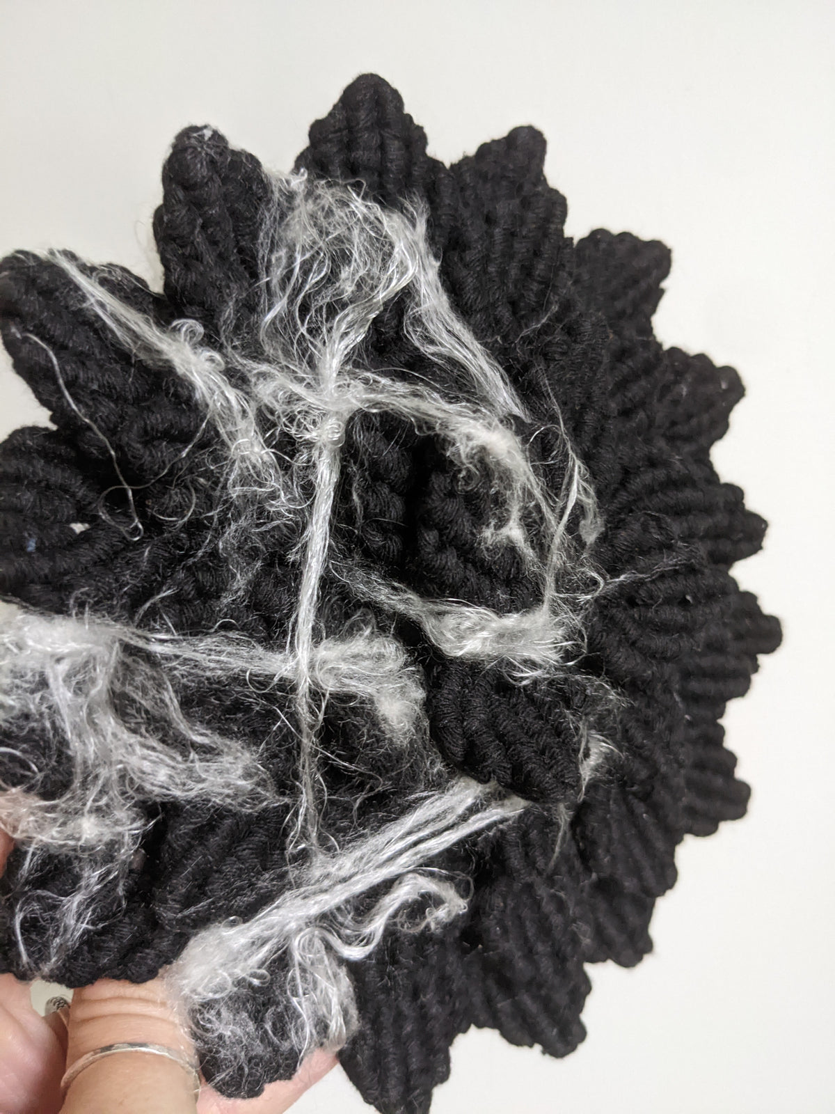 Witchy Halloween Macrame Hydrangea